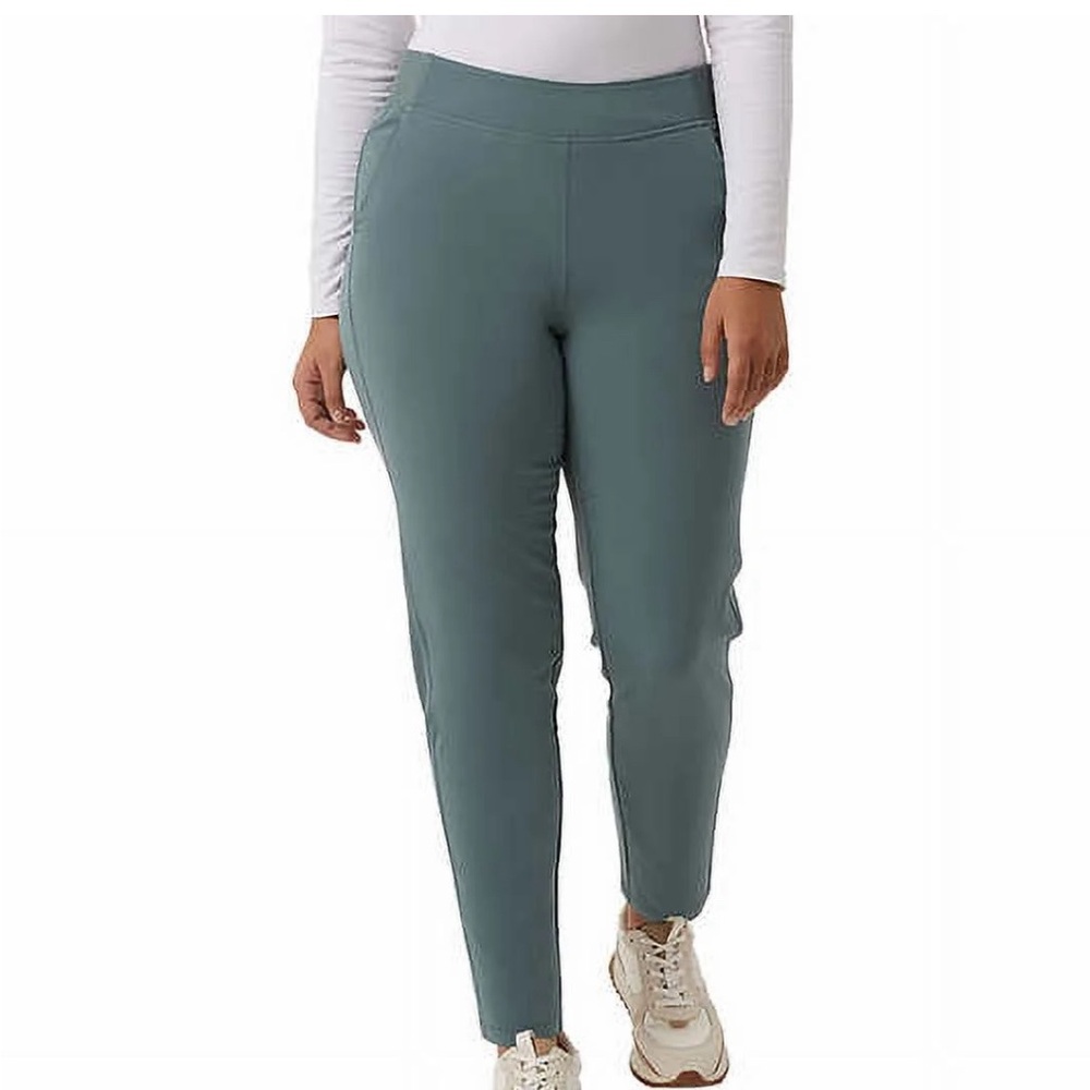 32 Degrees Ladies' Pull-On Comfort Pant balsam green XXL